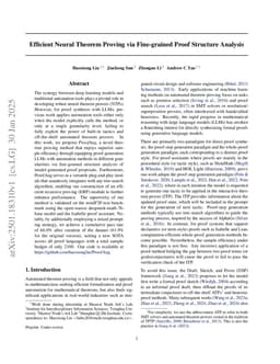 ProofAug: Efficient Neural Theorem Proving via Fine-grained Proof Structure Analysis
