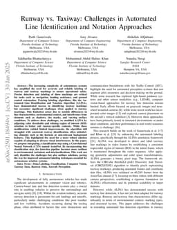 Runway vs. Taxiway: Challenges in Automated Line Identification and Notation Approaches