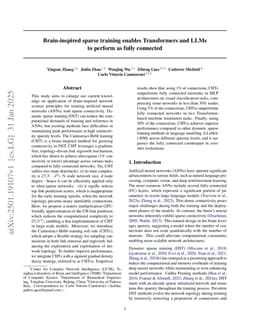 Brain-inspired sparse training enables Transformers and LLMs to perform as fully connected