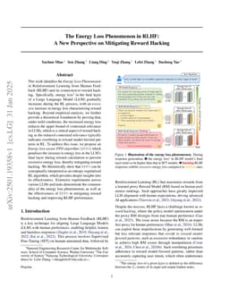 The Energy Loss Phenomenon in RLHF: A New Perspective on Mitigating Reward Hacking
