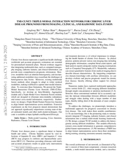 TMI-CLNet: Triple-Modal Interaction Network for Chronic Liver Disease Prognosis From Imaging, Clinical, and Radiomic Data Fusion