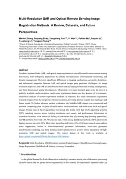 Multi-Resolution SAR and Optical Remote Sensing Image Registration Methods: A Review, Datasets, and Future Perspectives