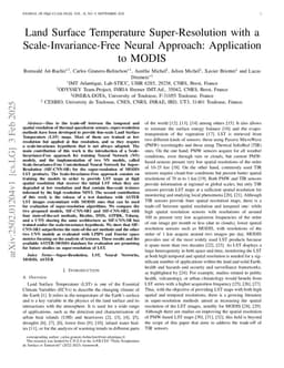 Land Surface Temperature Super-Resolution with a Scale-Invariance-Free Neural Approach: Application to MODIS