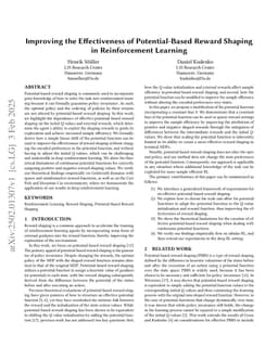 Improving the Effectiveness of Potential-Based Reward Shaping in Reinforcement Learning