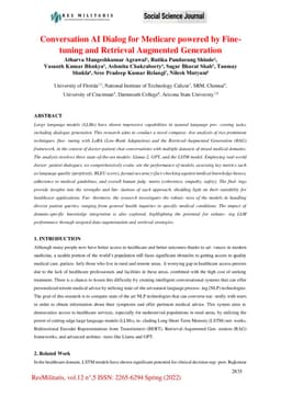 Conversation AI Dialog for Medicare powered by Finetuning and Retrieval Augmented Generation