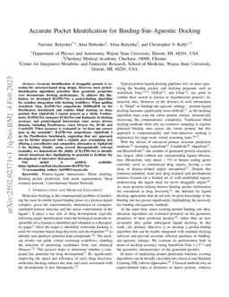 Accurate Pocket Identification for Binding-Site-Agnostic Docking