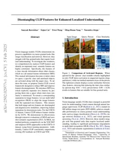 Disentangling CLIP for Multi-Object Perception