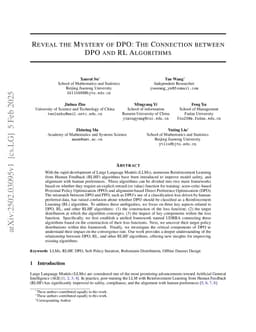 Reveal the Mystery of DPO: The Connection between DPO and RL Algorithms