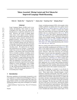 Token Assorted: Mixing Latent and Text Tokens for Improved Language Model Reasoning