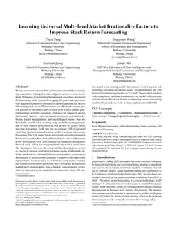 Learning Universal Multi-level Market Irrationality Factors to Improve Stock Return Forecasting