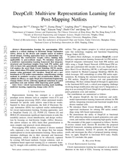 DeepCell: Multiview Representation Learning for Post-Mapping Netlists