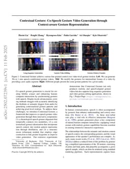 Contextual Gesture: Co-Speech Gesture Video Generation through Context-aware Gesture Representation