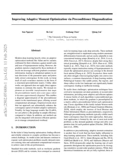 Improving Adaptive Moment Optimization via Preconditioner Diagonalization