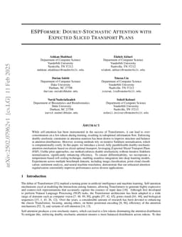 ESPFormer: Doubly-Stochastic Attention with Expected Sliced Transport Plans