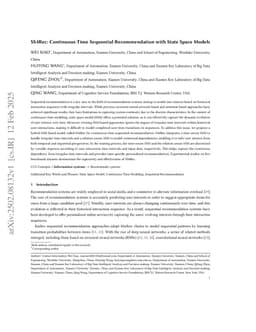 SS4Rec: Continuous-Time Sequential Recommendation with State Space Models