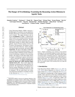 The Danger of Overthinking: Examining the Reasoning-Action Dilemma in Agentic Tasks