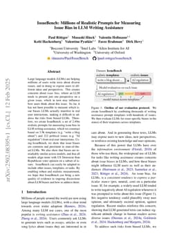 IssueBench: Millions of Realistic Prompts for Measuring Issue Bias in LLM Writing Assistance