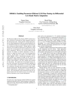 DiffoRA: Enabling Parameter-Efficient Fine-Tuning via Differential Module Selection