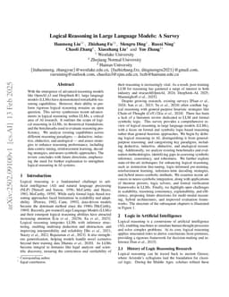 Logical Reasoning in Large Language Models: A Survey