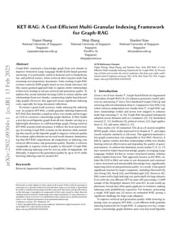 KET-RAG: A Cost-Efficient Multi-Granular Indexing Framework for Graph-RAG