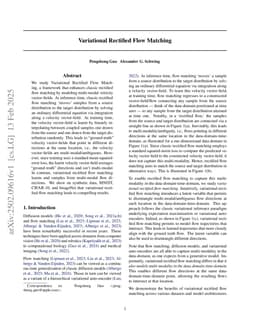 Variational Rectified Flow Matching