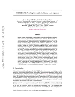 MM-RLHF: The Next Step Forward in Multimodal LLM Alignment