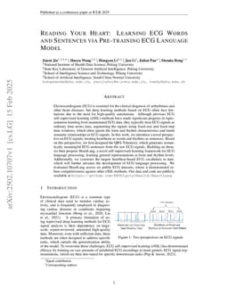 Reading Your Heart: Learning ECG Words and Sentences via Pre-training ECG Language Model