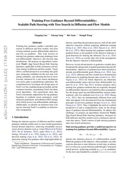Training-Free Guidance Beyond Differentiability: Scalable Path Steering with Tree Search in Diffusion and Flow Models