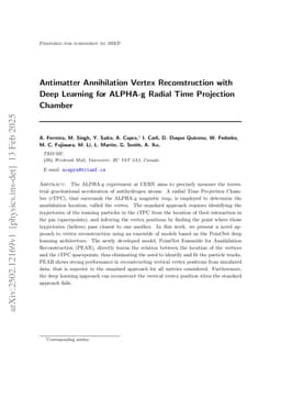 Antimatter Annihilation Vertex Reconstruction with Deep Learning for ALPHA-g Radial Time Projection Chamber