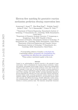 Electron flow matching for generative reaction mechanism prediction obeying conservation laws