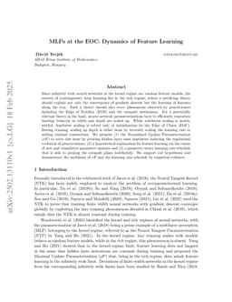 Feature Learning Beyond the Edge of Stability