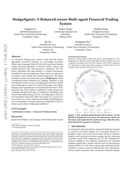 HedgeAgents: A Balanced-aware Multi-agent Financial Trading System