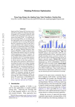Thinking Preference Optimization