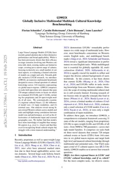 GIMMICK -- Globally Inclusive Multimodal Multitask Cultural Knowledge Benchmarking