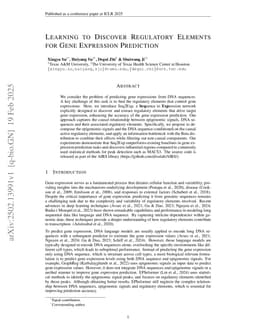 Learning to Discover Regulatory Elements for Gene Expression Prediction