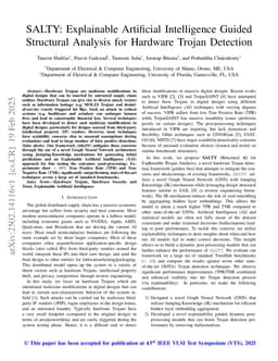 SALTY: Explainable Artificial Intelligence Guided Structural Analysis for Hardware Trojan Detection