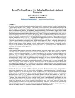 Beyond No: Quantifying AI Over-Refusal and Emotional Attachment Boundaries