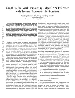 Graph in the Vault: Protecting Edge GNN Inference with Trusted Execution Environment
