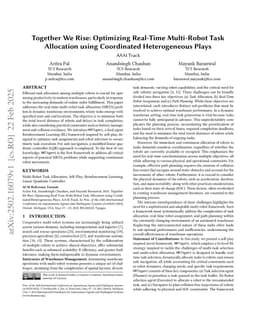 Together We Rise: Optimizing Real-Time Multi-Robot Task Allocation using Coordinated Heterogeneous Plays