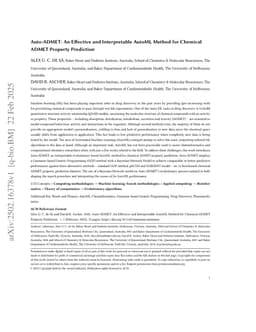 Auto-ADMET: An Effective and Interpretable AutoML Method for Chemical ADMET Property Prediction