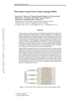 Thus Spake Long-Context Large Language Model