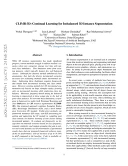 CLIMB-3D: Continual Learning for Imbalanced 3D Instance Segmentation