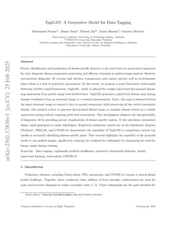 TagGAN: A Generative Model for Data Tagging