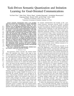 Task-Driven Semantic Quantization and Imitation Learning for Goal-Oriented Communications