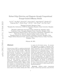 Robust Polyp Detection and Diagnosis through Compositional Prompt-Guided Diffusion Models