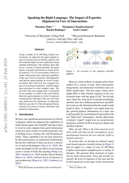 Speaking the Right Language: The Impact of Expertise Alignment in User-AI Interactions