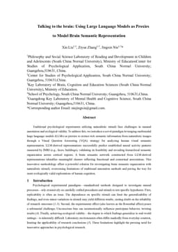 Talking to the brain: Using Large Language Models as Proxies to Model Brain Semantic Representation