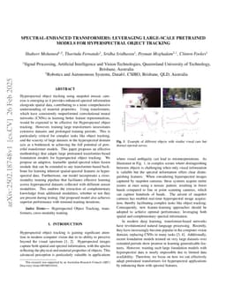 Spectral-Enhanced Transformers: Leveraging Large-Scale Pretrained Models for Hyperspectral Object Tracking