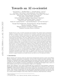 Towards an AI co-scientist