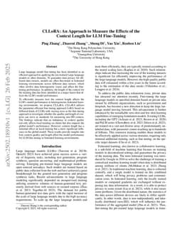CLLoRA: An Approach to Measure the Effects of the Context Length for LLM Fine-Tuning